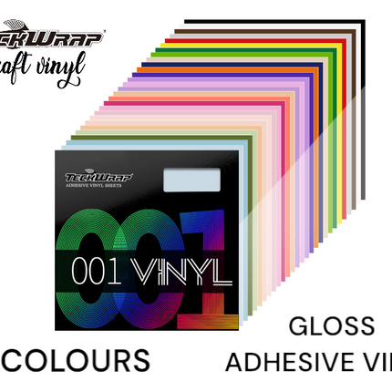Teckwrap Gloss Adhesive Vinyl Multipack
