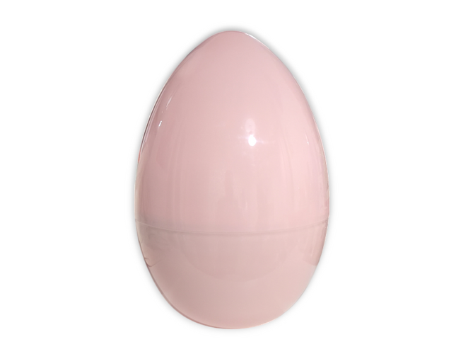 14" Pink Plastic Egg