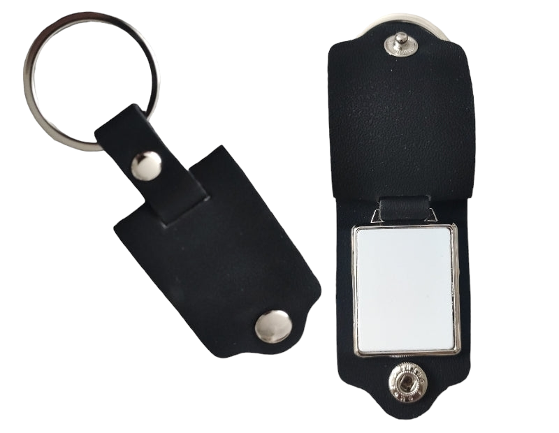 Sublimation PU leather keyrings