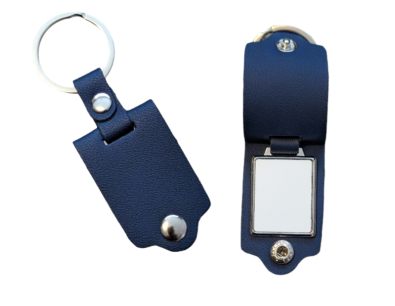 Sublimation PU leather keyrings