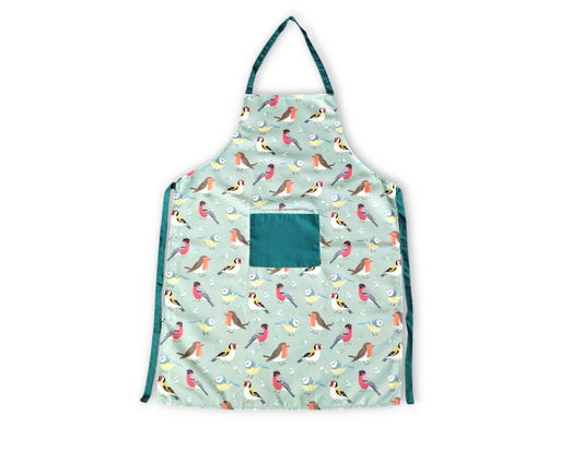 Adult British Birds Apron With Pocket