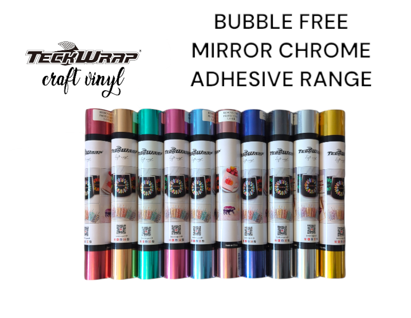 Bubble Free Mirror Chrome Adhesive Vinyl