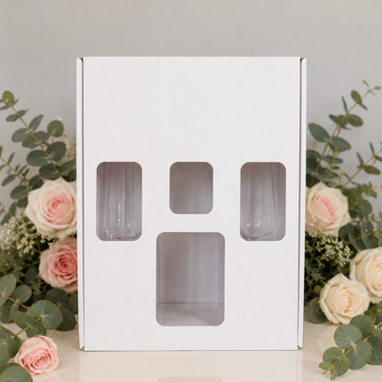 Champagne Bottle & Flute Glass Gift Box