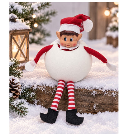 Christmas Elf Arrival Snowball Prop