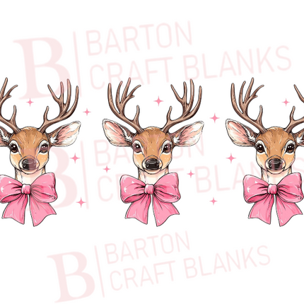 Reindeer Christmas Wrap UV-DTF