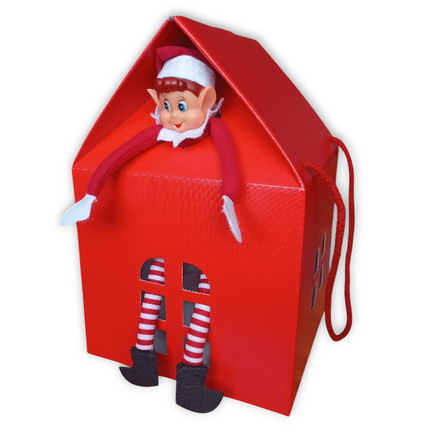 Luxury Red Elf Arrival House Box