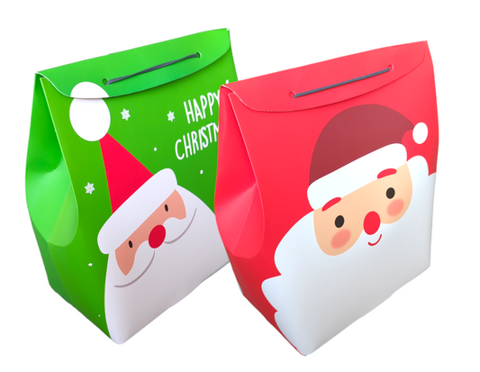 Christmas Santa Gift Bag Box