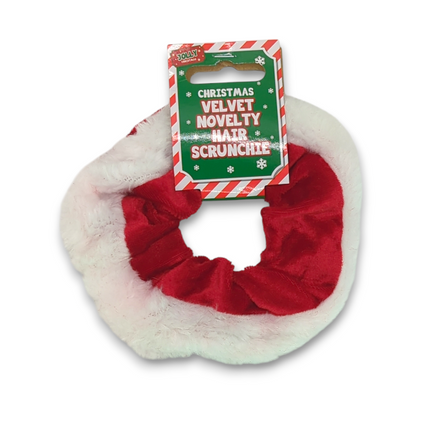 Red Velvet Hair Scrunchie