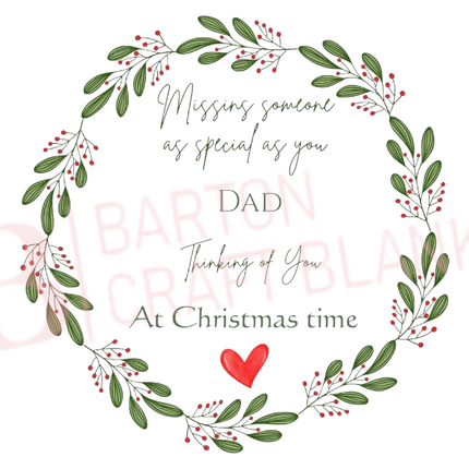 Christmas Memorial Wreath UVDTF