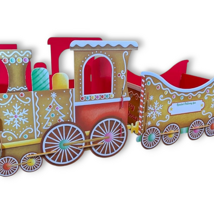 Gingerbread Christmas Present Train