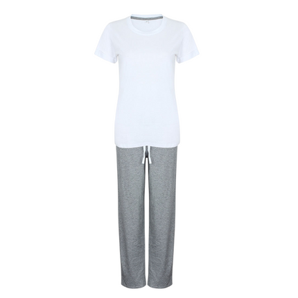 Adults Grey & White Pyjamas