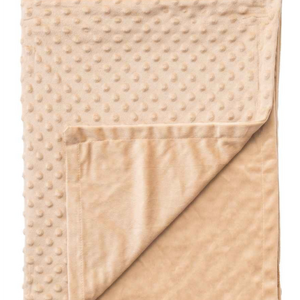 Minky Fleece Blanket Camel