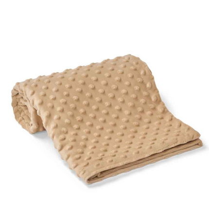 Minky Fleece Blanket Camel