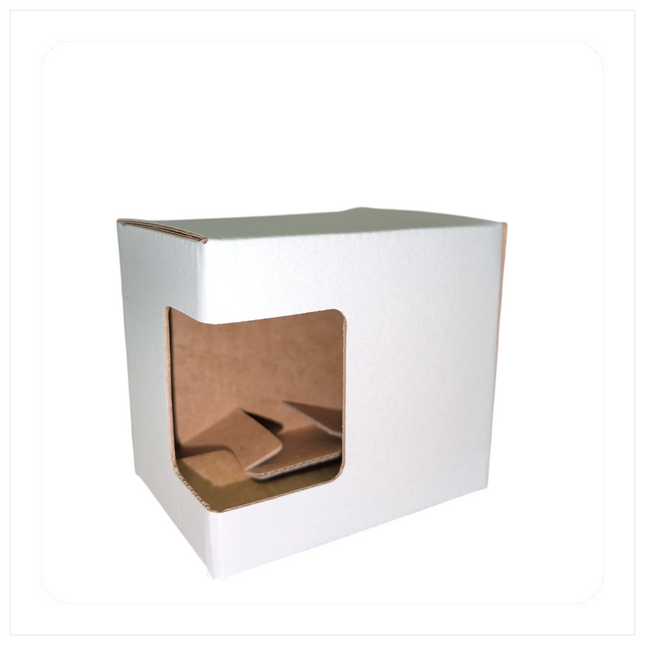 11oz Cardboard Window Mug Box