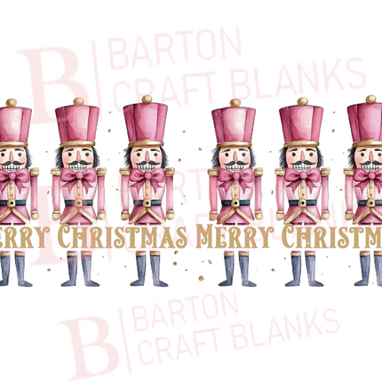 Nutcracker Christmas Wrap UV-DTF
