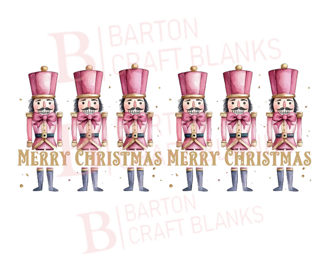 Nutcracker Christmas Wrap UV-DTF