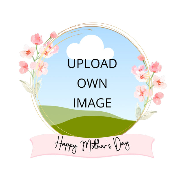 Mother's Day Custom Photo With Flowers UVDTF
