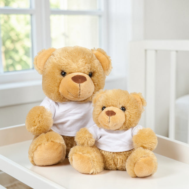 Brown Teddy Bear With Cotton T-Shirt