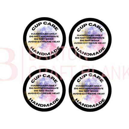 UVDTF Cup Care Labels