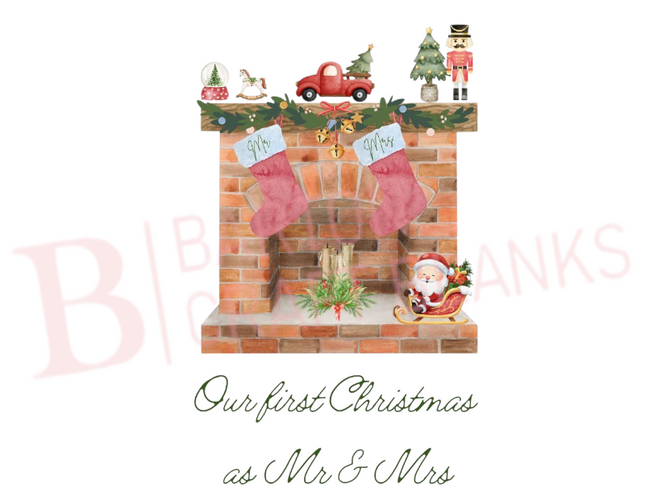 1st Christmas Mr & Mrs UVDTF