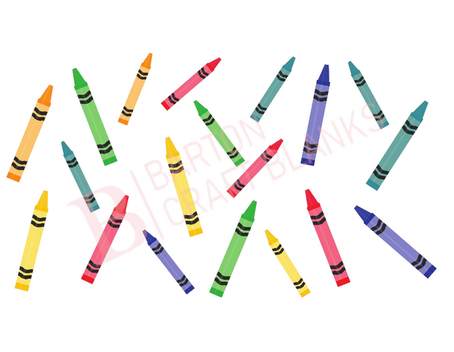 Crayon Libby Cup Wrap UV-DTF