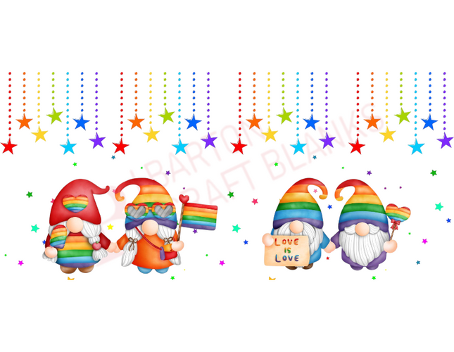 Gnome Pride Wrap UV-DTF