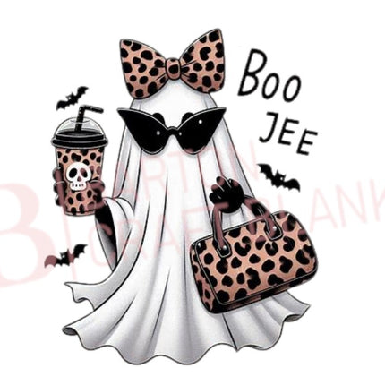 BOOJEE GHOST COFFEE CUP HALLOWEEN UVDTF