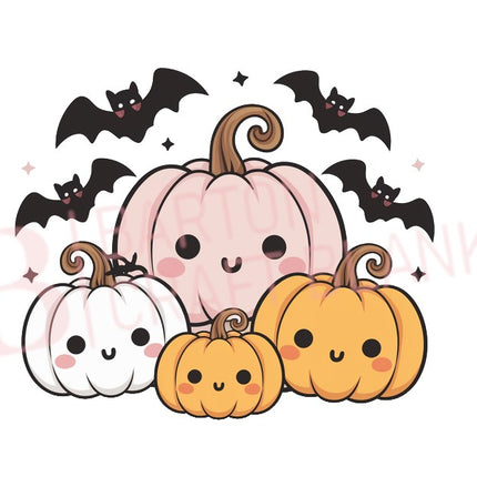 PUMPKIN FAMILY HALLOWEEN UVDTF