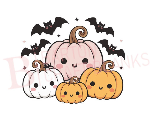PUMPKIN FAMILY HALLOWEEN UVDTF