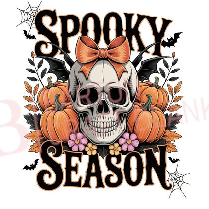 SPOOKY SEASON PUMPKIN HALLOWEEN UVDTF