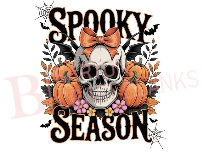 SPOOKY SEASON PUMPKIN HALLOWEEN UVDTF