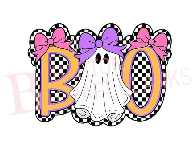 Boo Ghost Halloween UVDTF