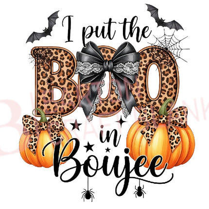 Boo In Boujee Halloween UVDTF