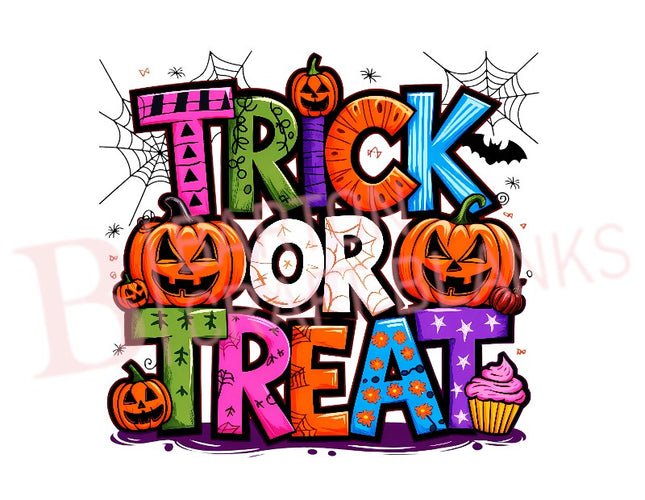 HALLOWEEN TRICK OR TREAT UVDTF