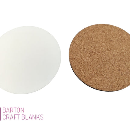 Sublimation Coasters Cork Back
