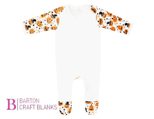 Children's Halloween Pumpkin Romper Suit