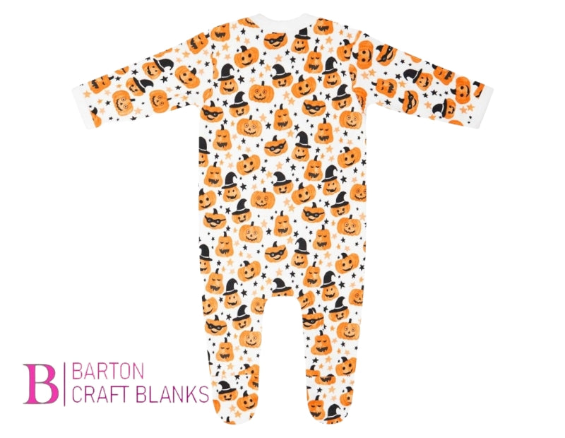 Children's Halloween Pumpkin Romper Suit