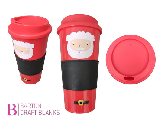 Santa Christmas Travel Cup