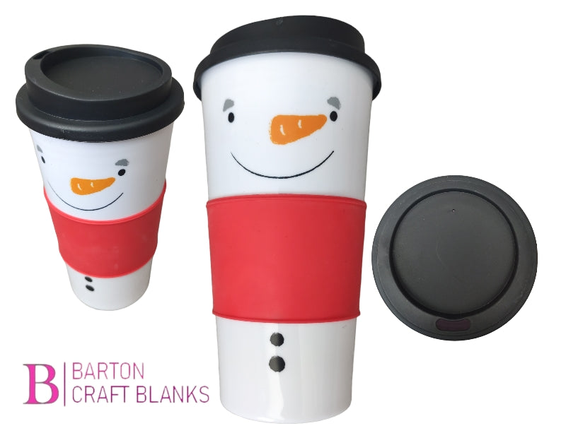 Snowman Christmas Travel Cup