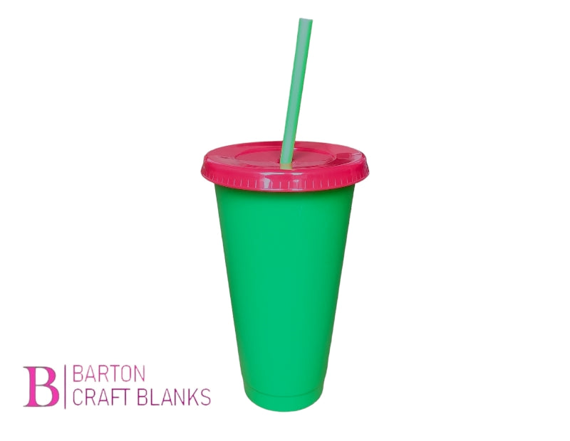 Christmas Green & Red Cold Cup