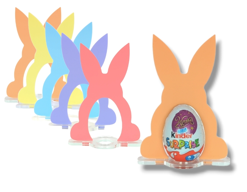 Acrylic Bunny Kinder Egg Holder