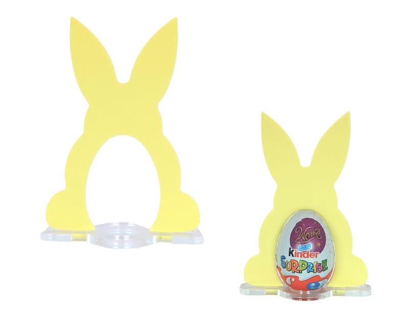 Acrylic Bunny Kinder Egg Holder