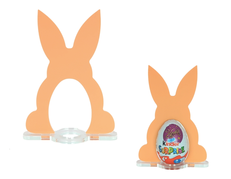 Acrylic Bunny Kinder Egg Holder