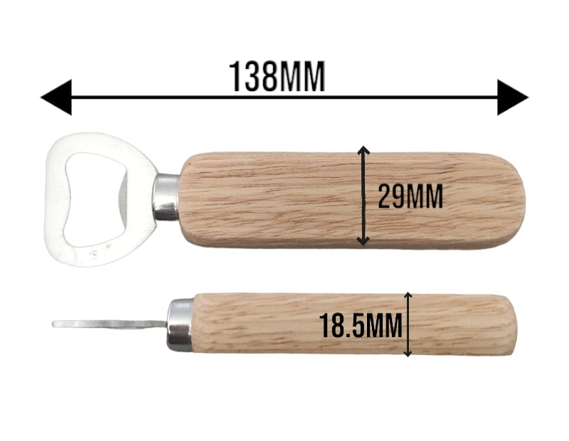 Wooden Handle Bottle Opener