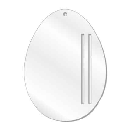 Acrylic Easter Egg Note Money Holder
