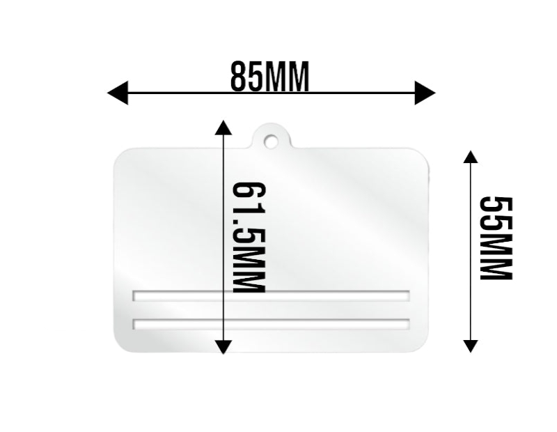 Acrylic Rectangle Note Holder