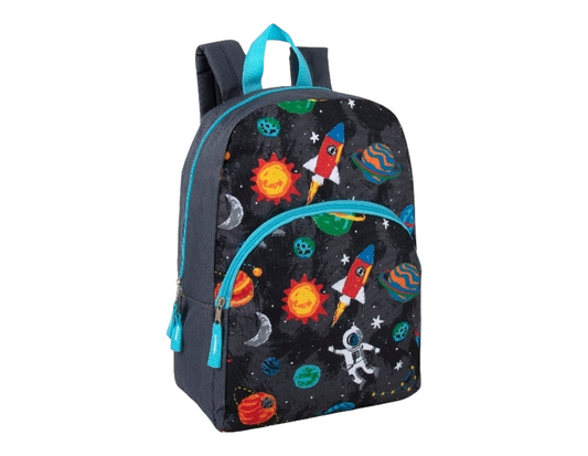 Childs Space Patterned Backpack