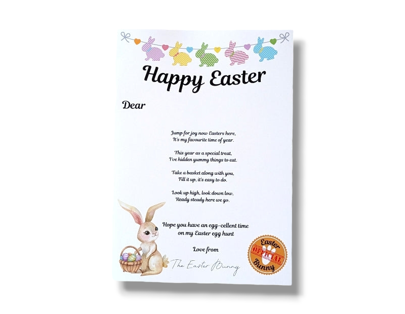 Easter Bunny Letter