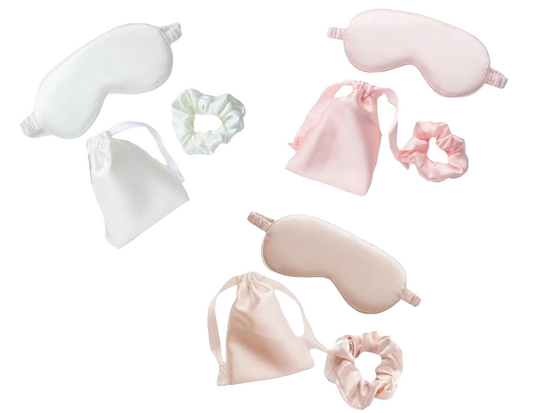 Eye Mask Scrunchy & Bag Set