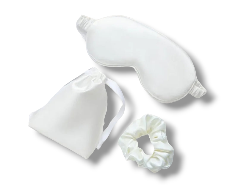 Eye Mask Scrunchy & Bag Set